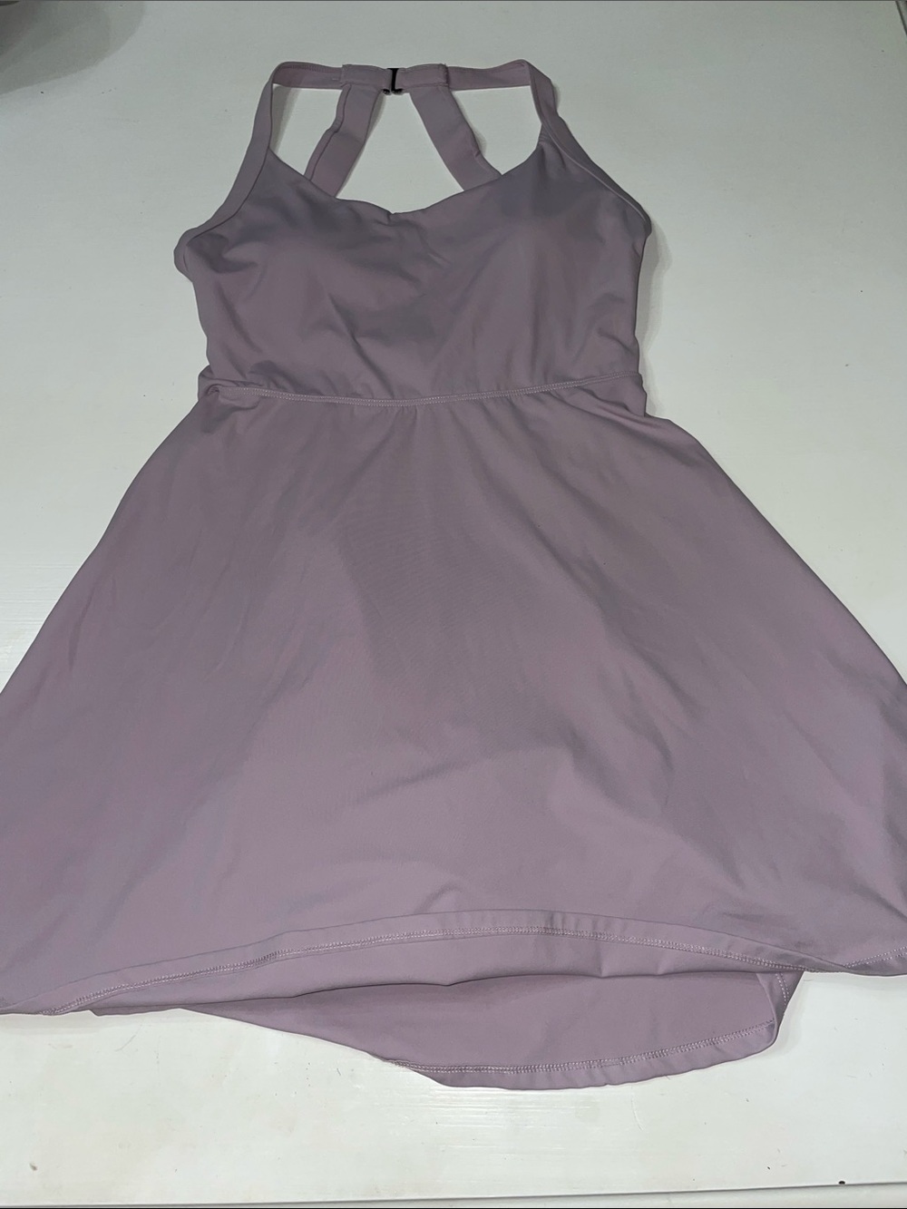 HALARA lilac easy peezy open back dress medium